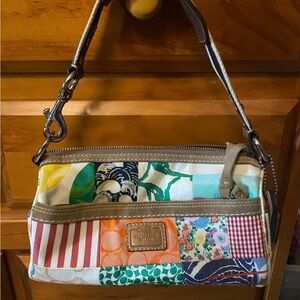 Coach Colorful Patchwork Wristlet
